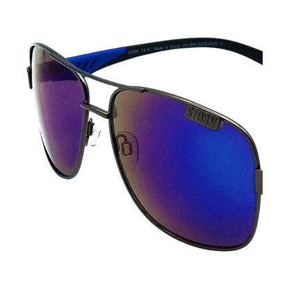Blue - Back - Storm Unisex Adult Classic Sunglasses