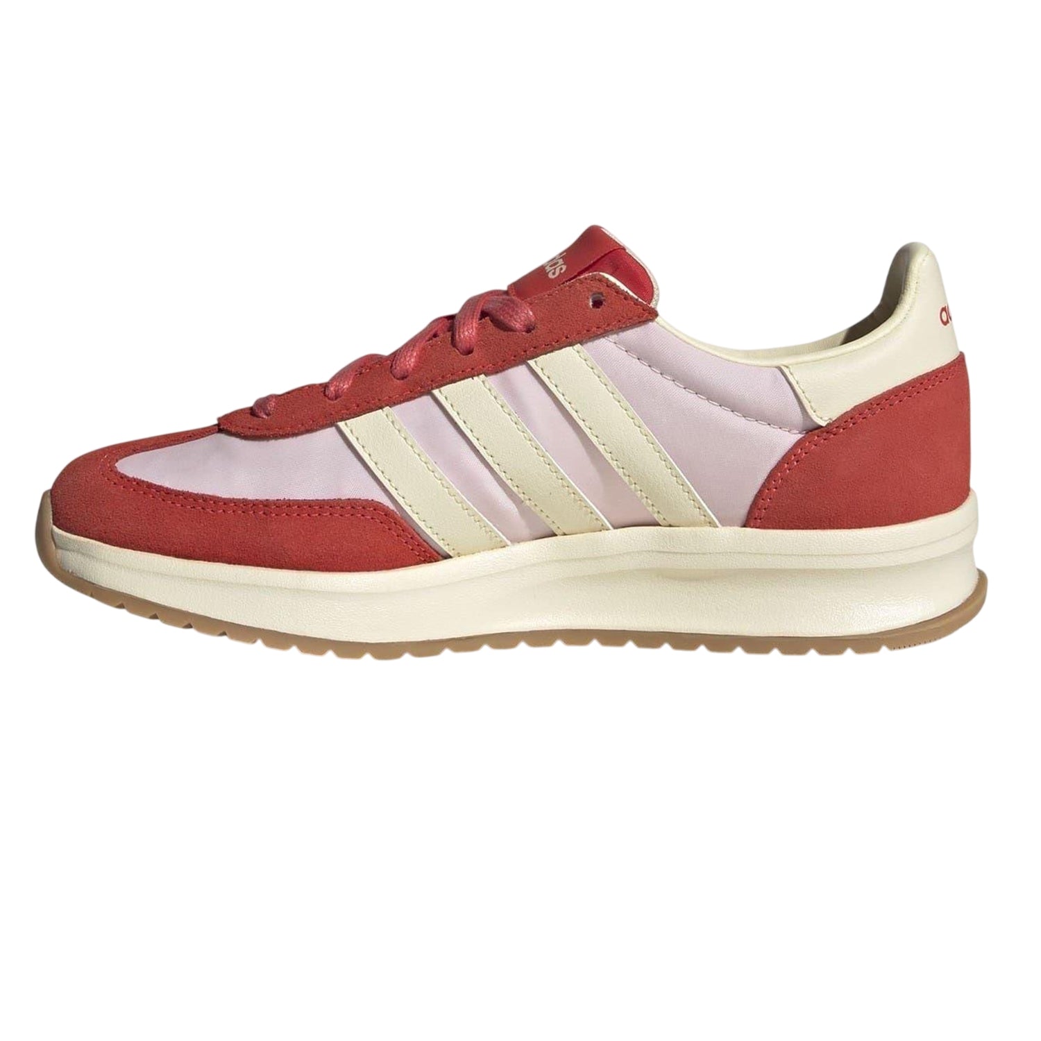 Navy-Pink - Pack Shot - Adidas Womens-Ladies Run 70s 2.0 Retro Leather Trainers