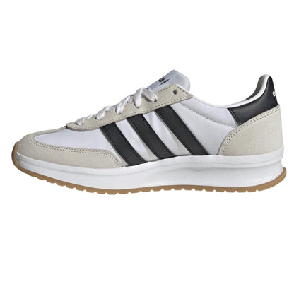 White-Black - Side - Adidas Womens-Ladies Run 70s 2.0 Retro Leather Trainers
