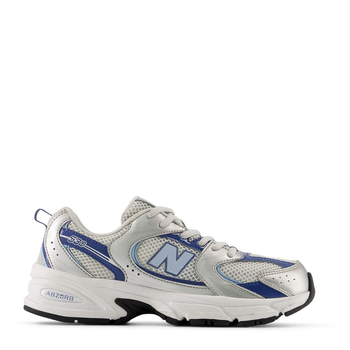 Blue - Front - New Balance Childrens-Kids 530 Leather Trainers