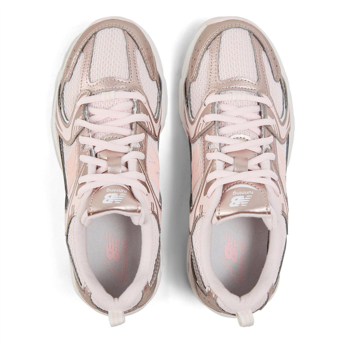 Shell Pink - Lifestyle - New Balance Childrens-Kids 530 Leather Trainers