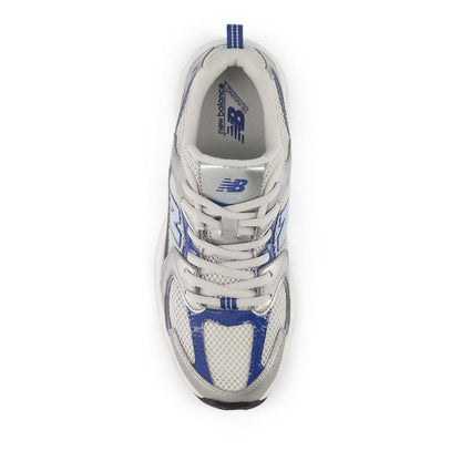 Blue - Back - New Balance Childrens-Kids 530 Leather Trainers