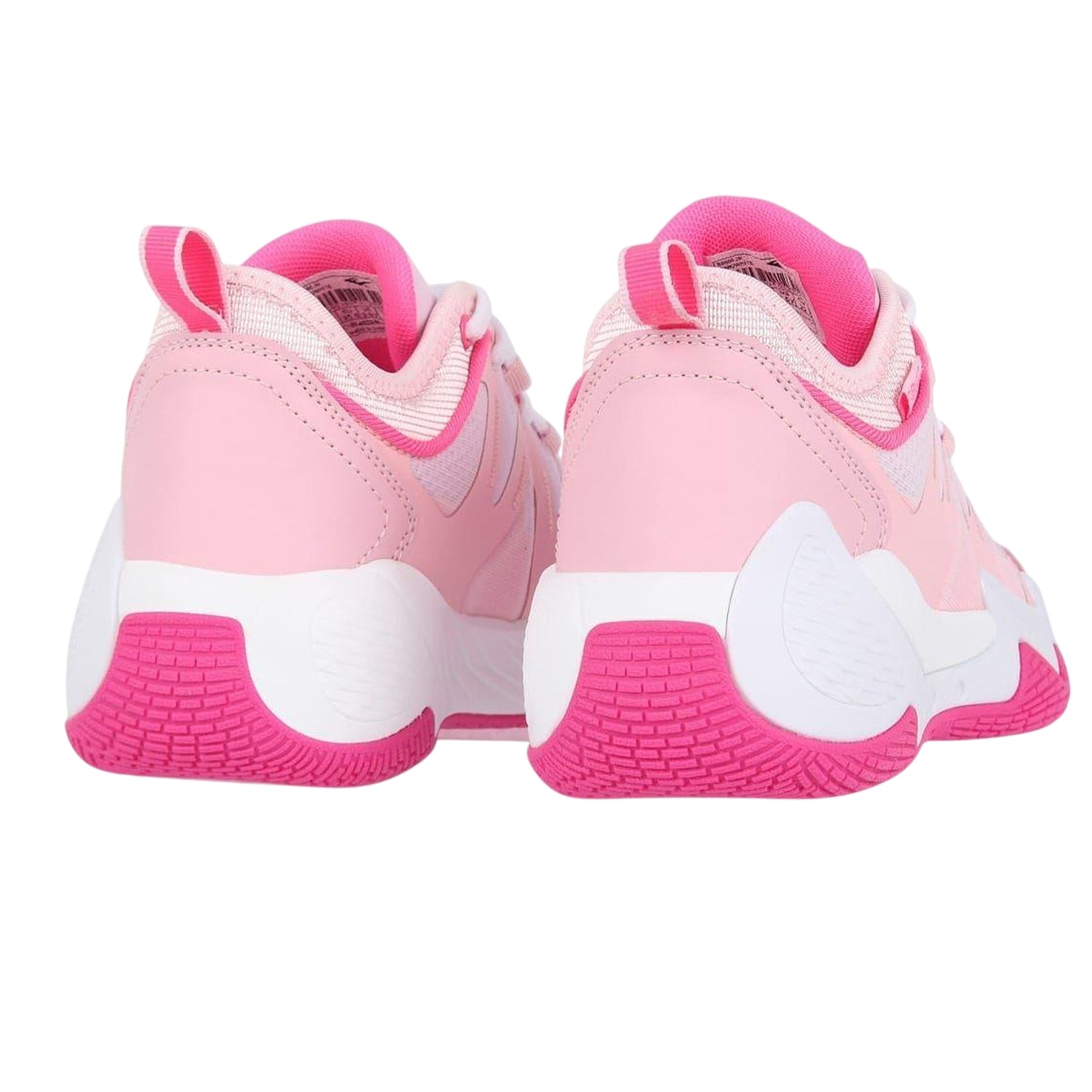 Pink-White - Back - Everlast Womens-Ladies Mesh Basketball Trainers