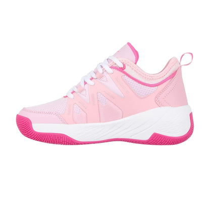 Pink-White - Side - Everlast Womens-Ladies Mesh Basketball Trainers