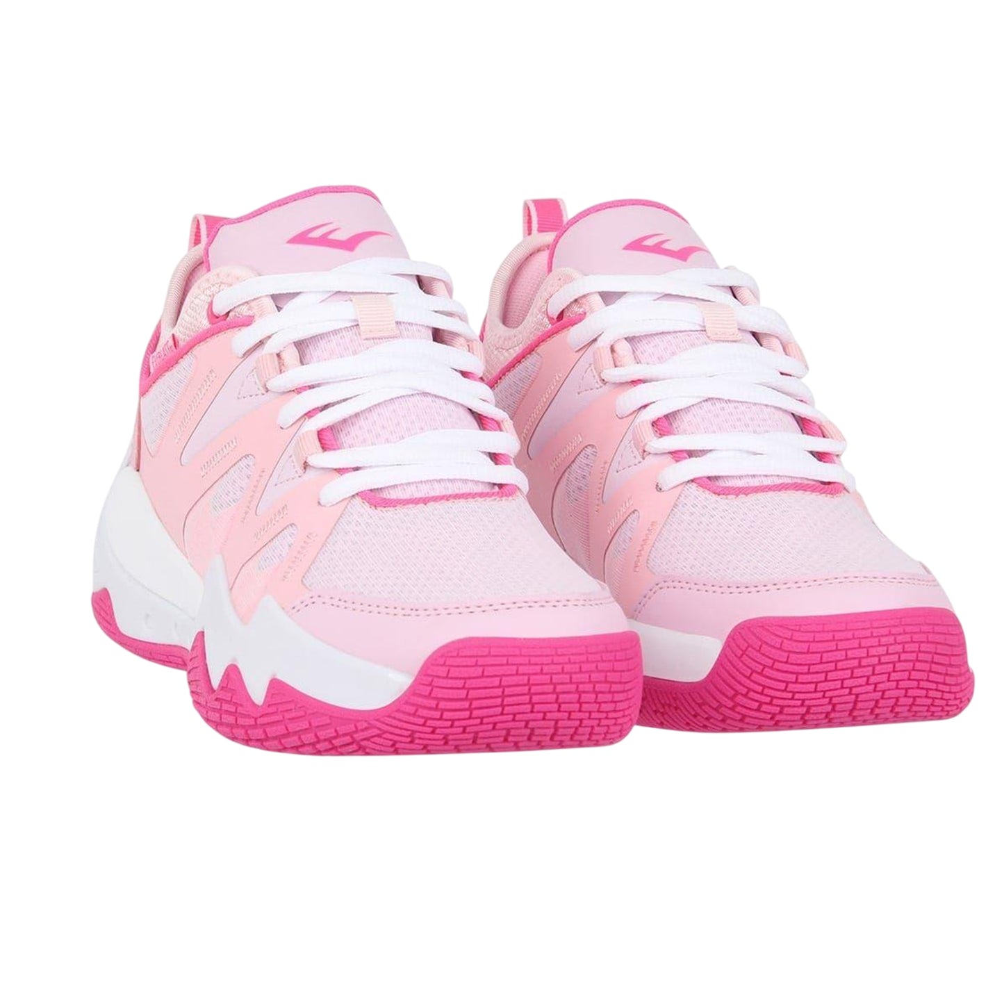 Pink-White - Lifestyle - Everlast Womens-Ladies Mesh Basketball Trainers