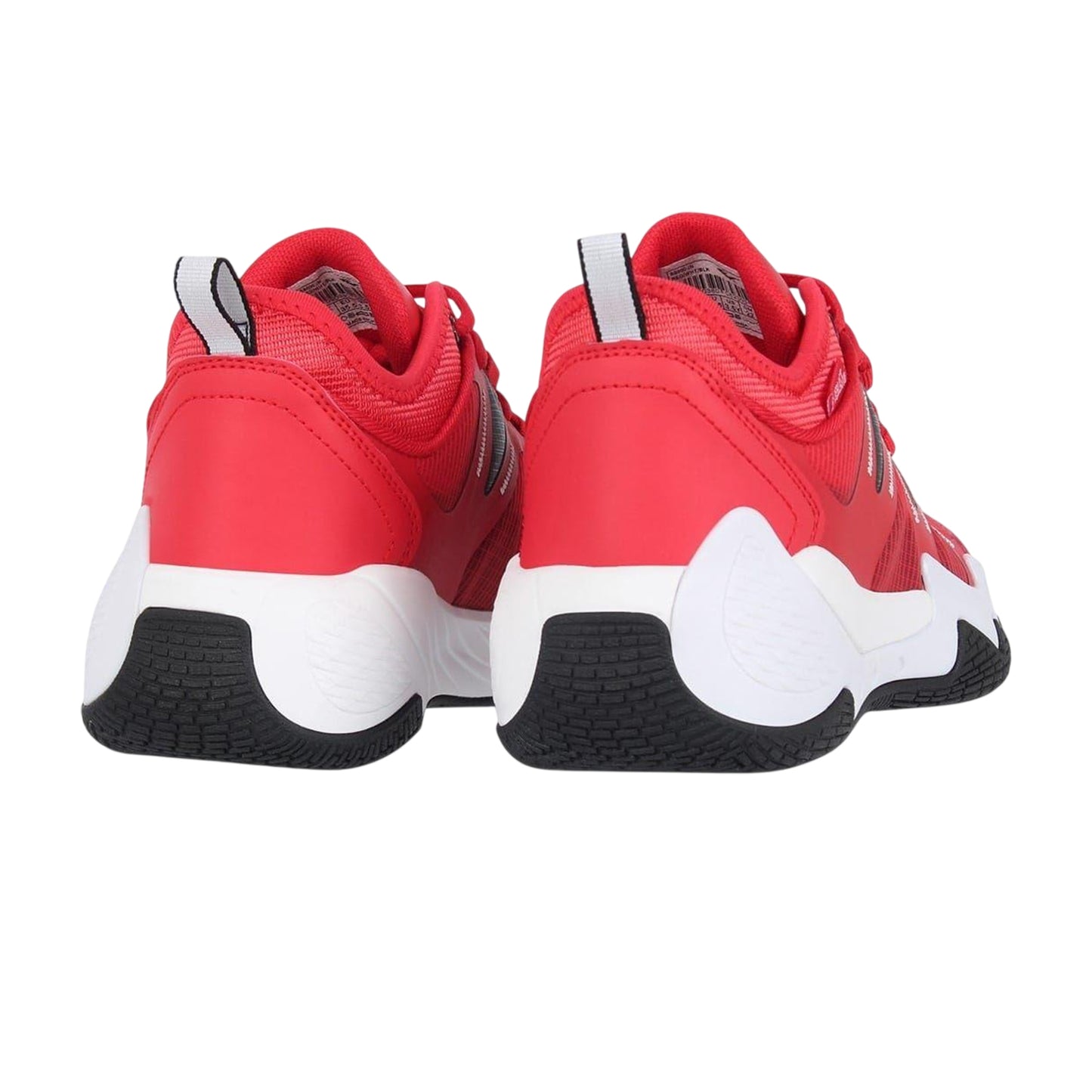 Red - Back - Everlast Womens-Ladies Mesh Basketball Trainers