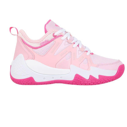 Pink-White - Front - Everlast Womens-Ladies Mesh Basketball Trainers