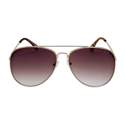 Gold - Back - Storm Unisex Adult Aviator Sunglasses