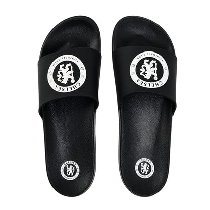 Black - Side - West Ham United FC Unisex Adult Logo Sliders