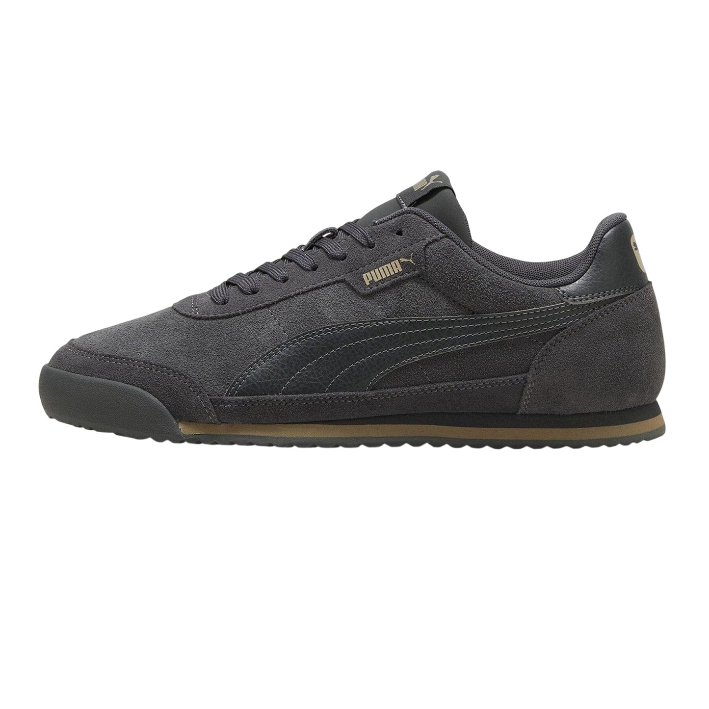 Alpine-Black - Back - Puma Mens Turino 2 Suede Trainers