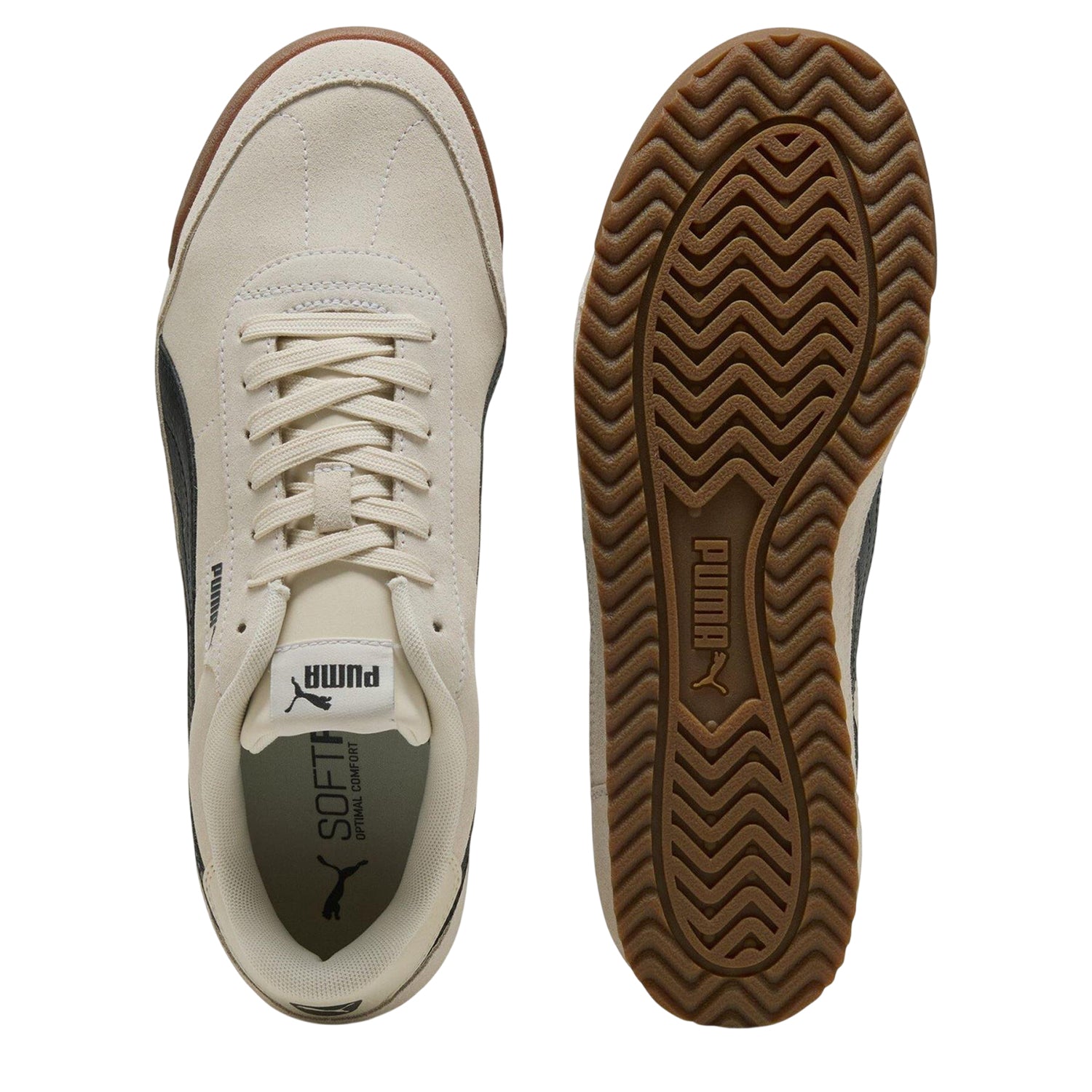 Oak-Grey - Lifestyle - Puma Mens Turino 2 Suede Trainers