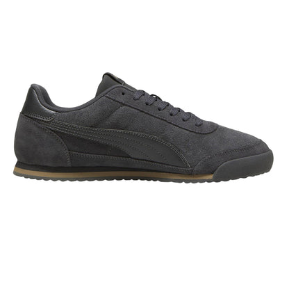 Alpine-Black - Front - Puma Mens Turino 2 Suede Trainers