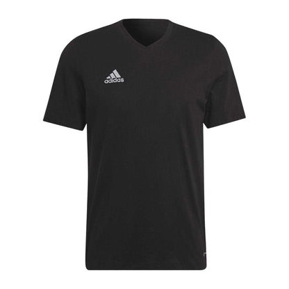 Black - Front - Adidas Mens Entrada 22 T-Shirt