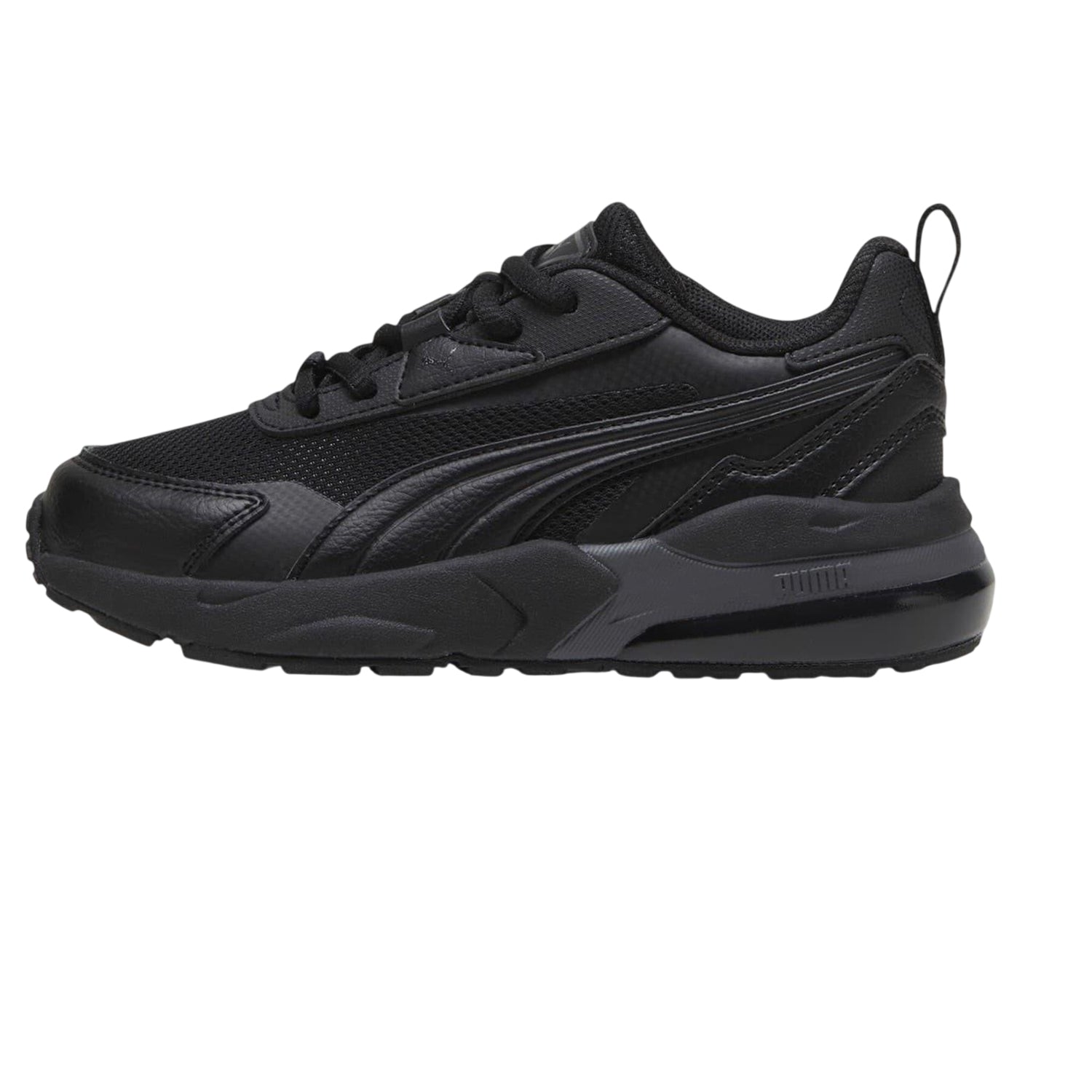 Black - Back - Puma Childrens-Kids Vis 2k Trainers