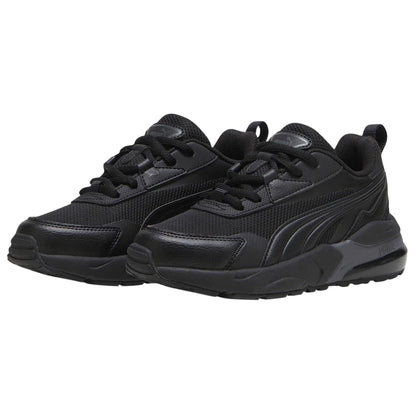 Black - Side - Puma Childrens-Kids Vis 2k Trainers