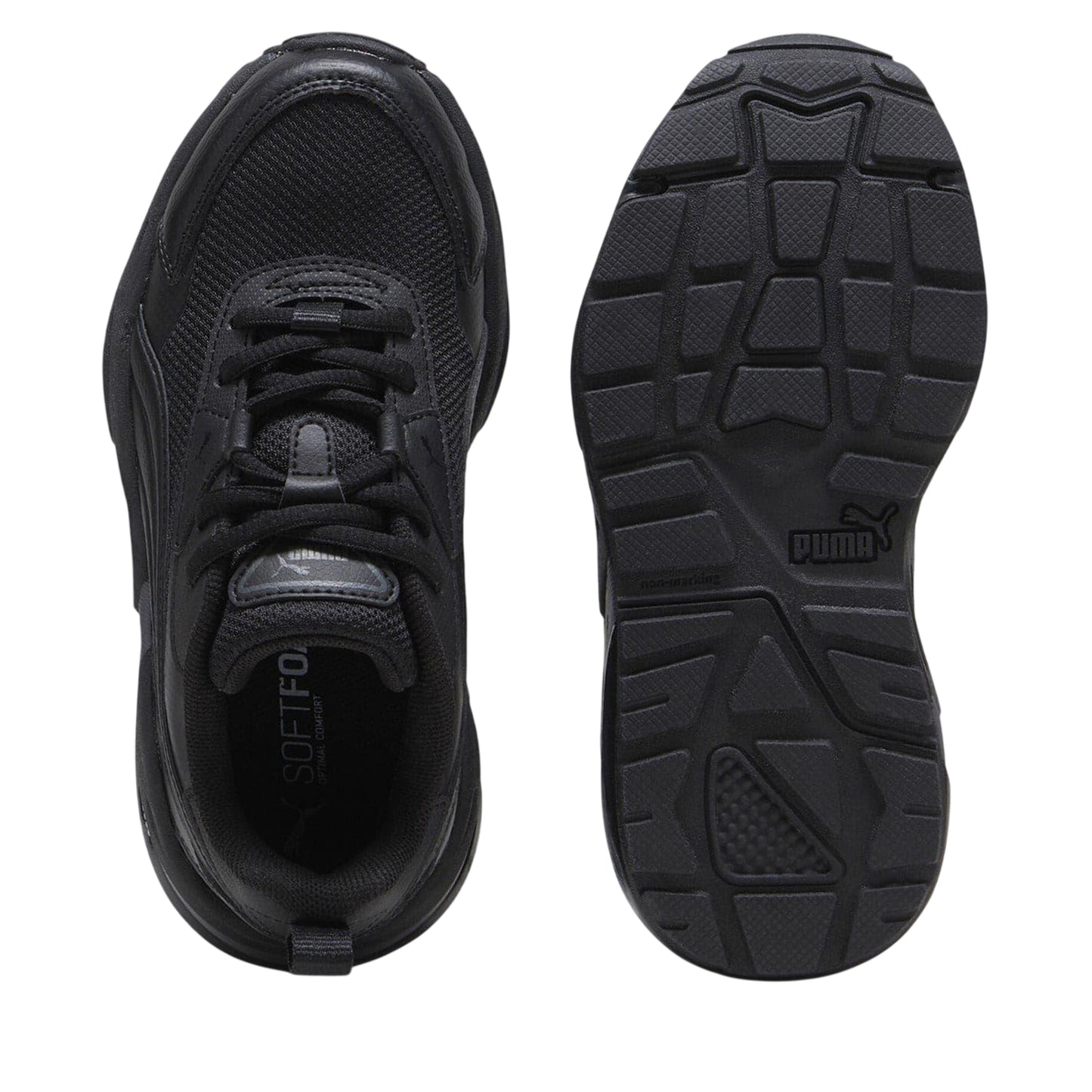 Black - Lifestyle - Puma Childrens-Kids Vis 2k Trainers