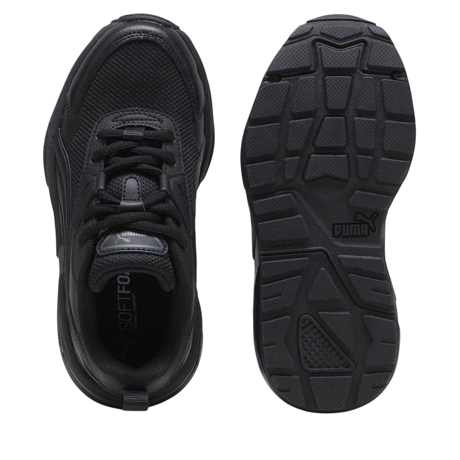 Black - Lifestyle - Puma Childrens-Kids Vis 2k Trainers