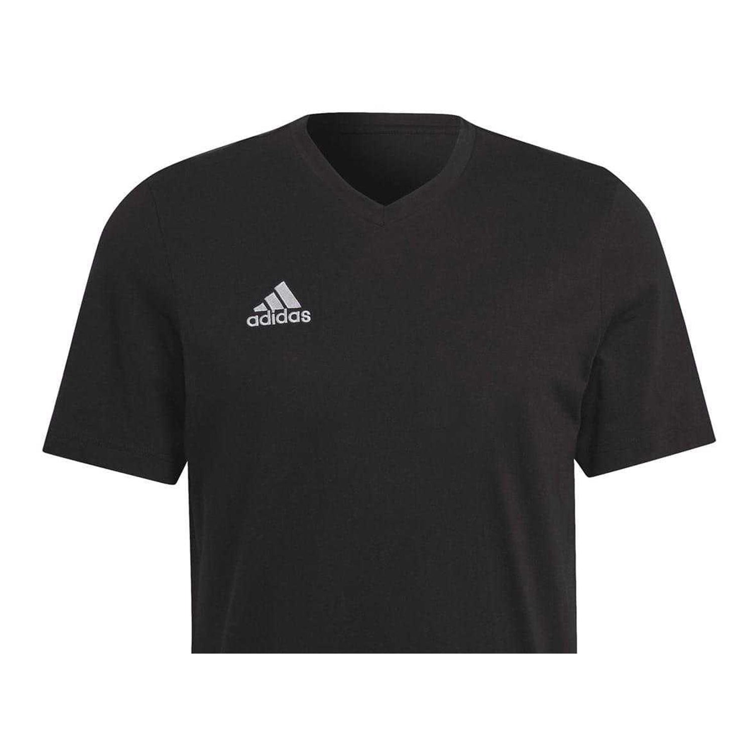 Black - Back - Adidas Mens Entrada 22 Embroidered T-Shirt