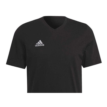 Black - Back - Adidas Mens Entrada 22 Embroidered T-Shirt