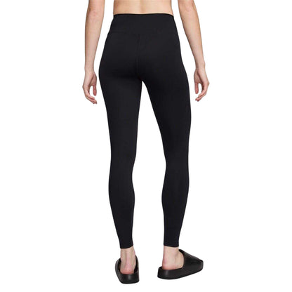 Black - Back - Nike Womens-Ladies One Dri-FIT High Rise Tights