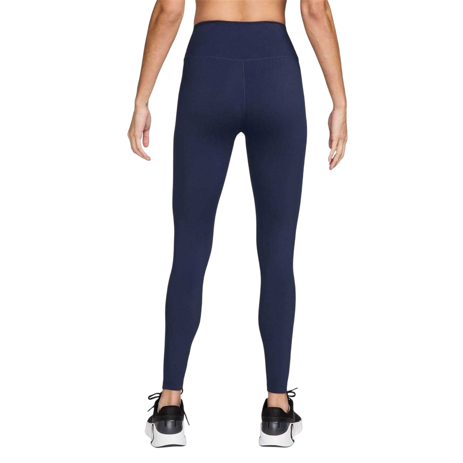 Midnight Navy - Back - Nike Womens-Ladies One Dri-FIT High Rise Tights