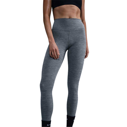 Smoke Grey - Front - Nike Womens-Ladies One Dri-FIT High Rise Tights