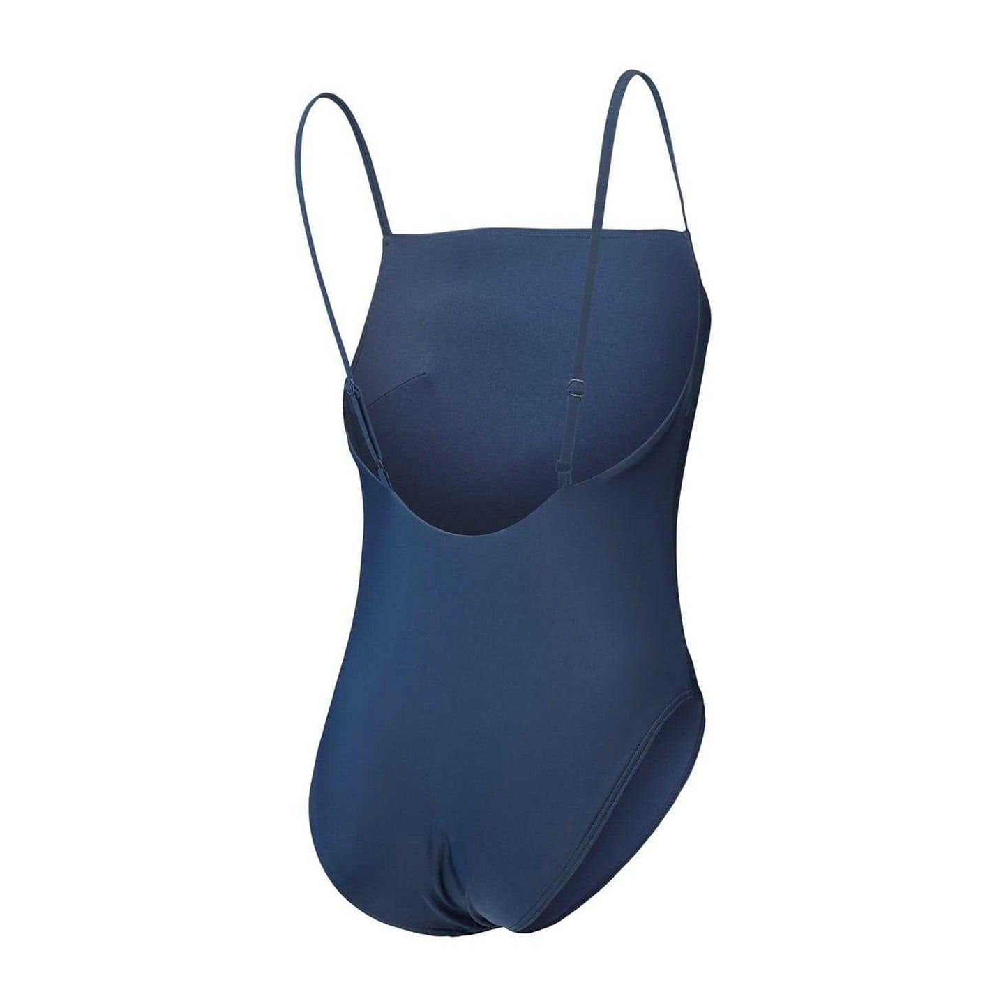Blue - Back - Speedo Womens-Ladies Adjustable Strap One Piece Swimsuit