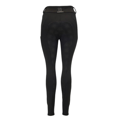 Black - Back - Requisite Womens-Ladies Horse Riding Tights