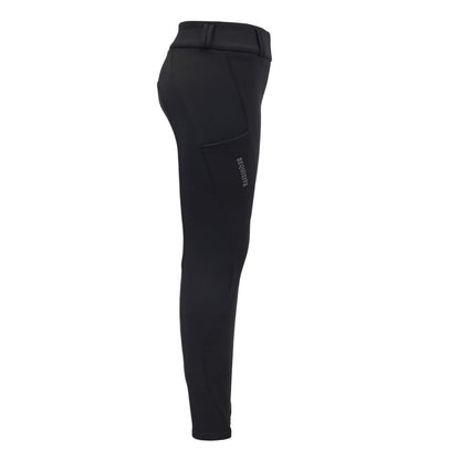 Black - Side - Requisite Womens-Ladies Horse Riding Tights