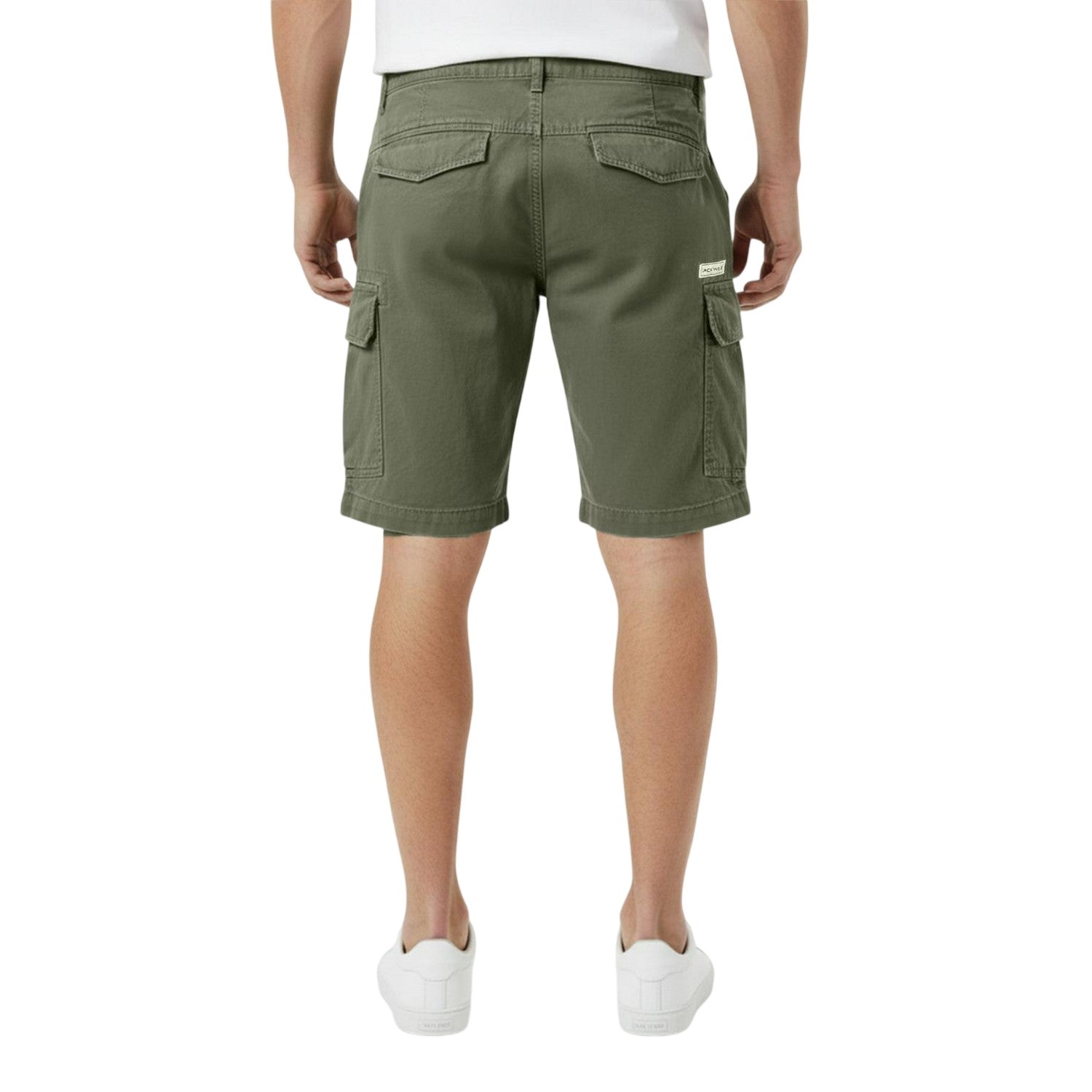 Khaki Green - Lifestyle - Jack Wills Mens Cargo Shorts