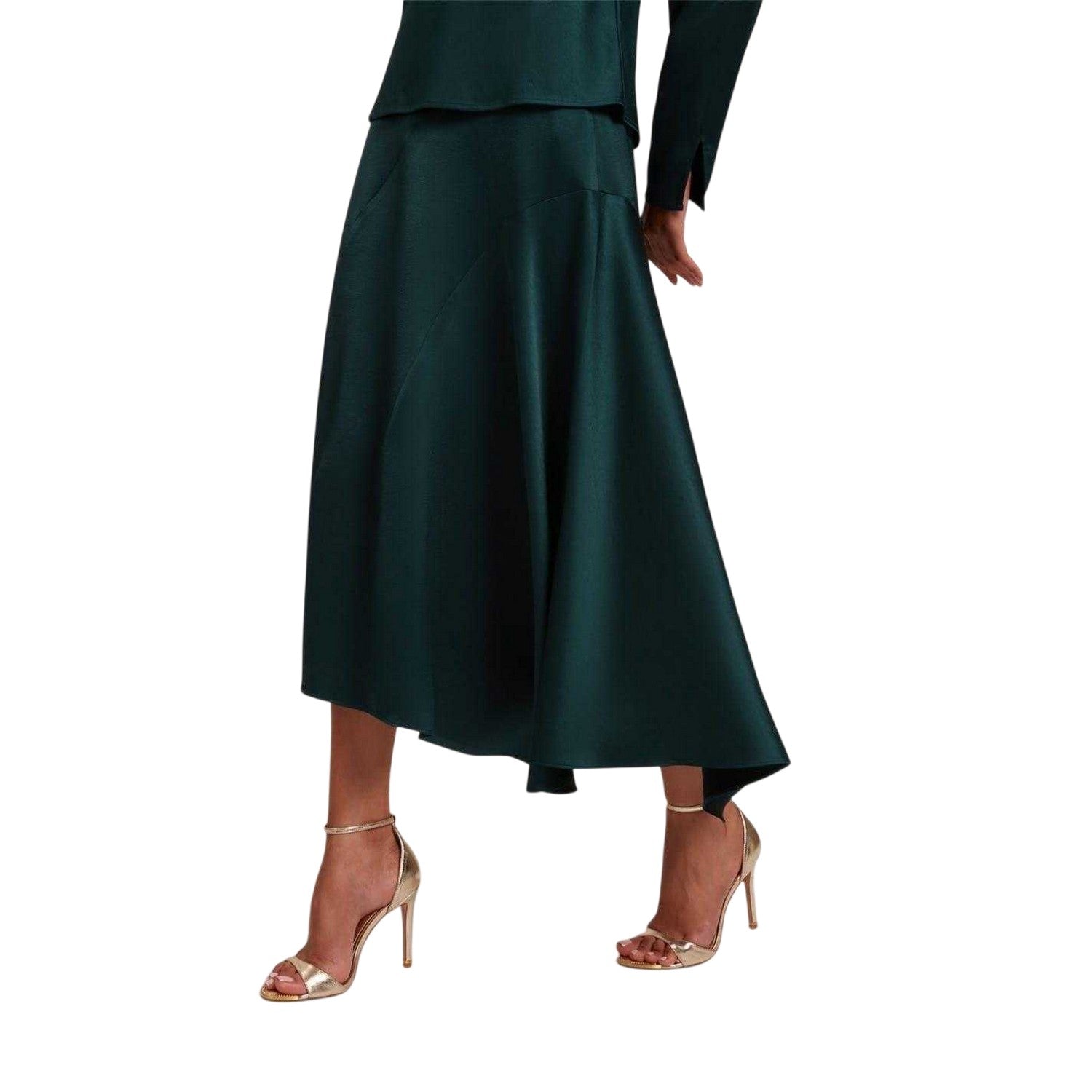 Dark Green - Lifestyle - Ted Baker Womens-Ladies Midi Skirt
