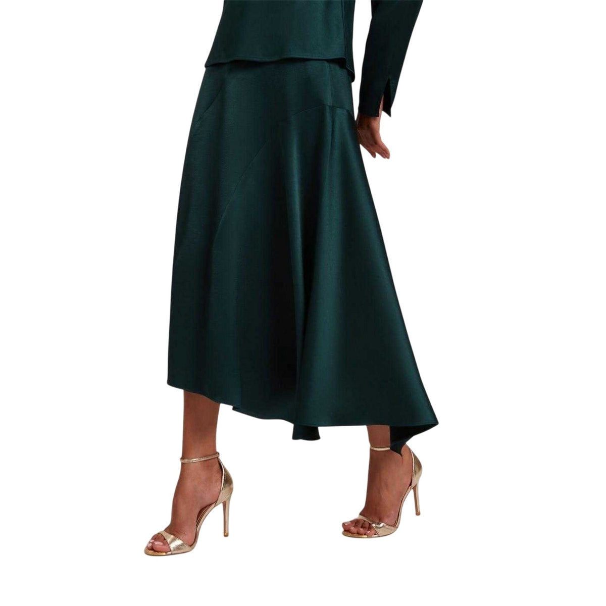 Dark Green - Lifestyle - Ted Baker Womens-Ladies Midi Skirt