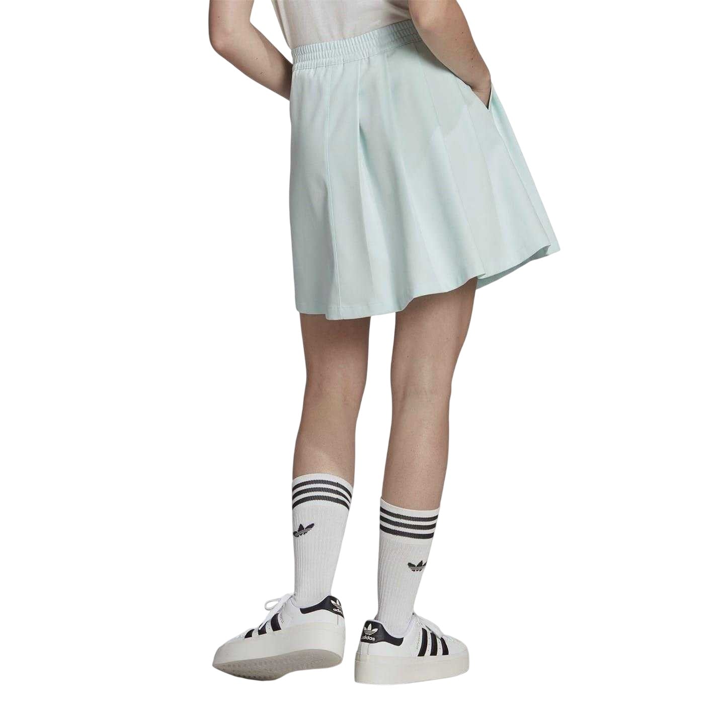 Blue - Back - Adidas Womens-Ladies Adicolor Contempo Tailored Skirt