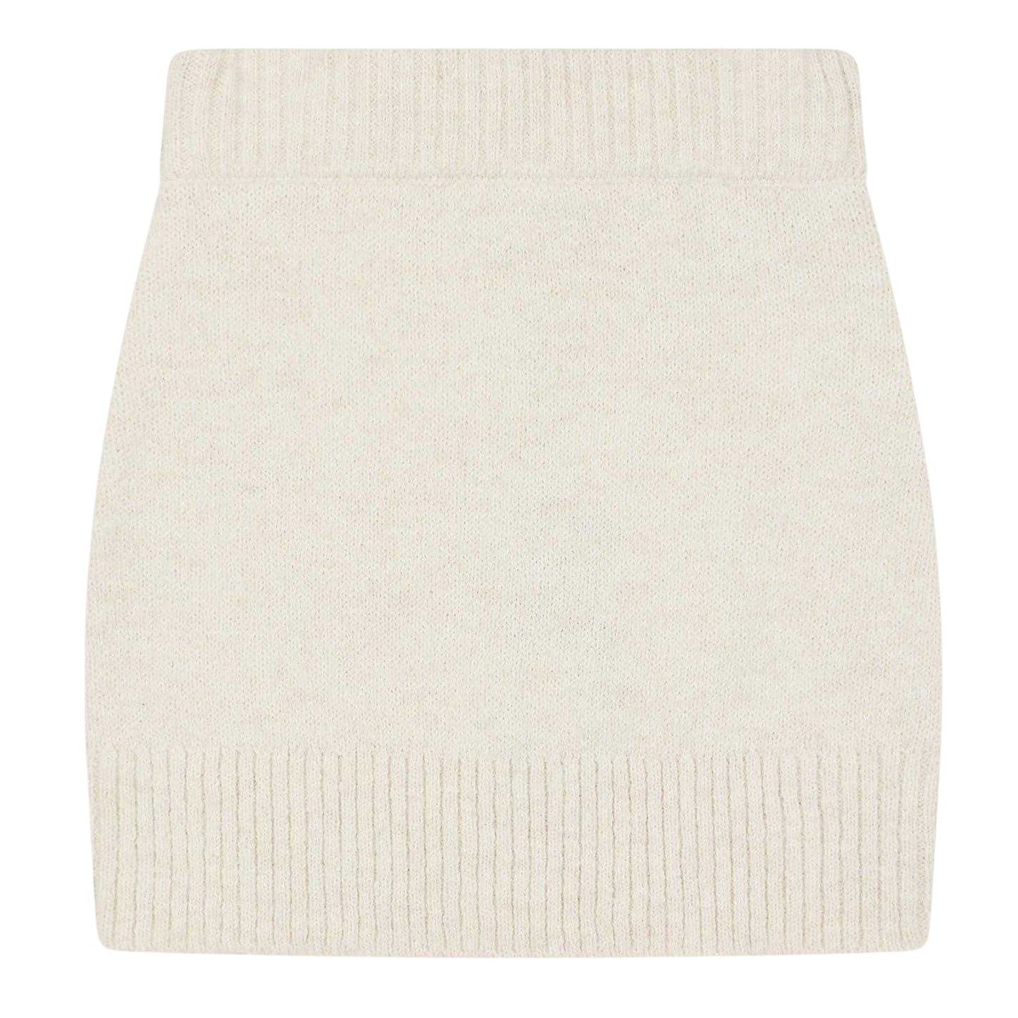 Grey - Front - Couture Womens-Ladies Logo Knitted Mini Skirt