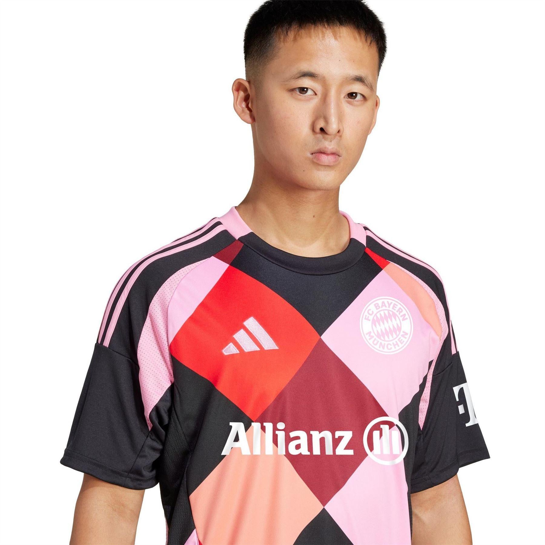 Black - Side - Adidas Mens FC Bayern Munich Jersey