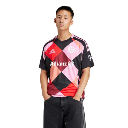 Black - Lifestyle - Adidas Mens FC Bayern Munich Jersey