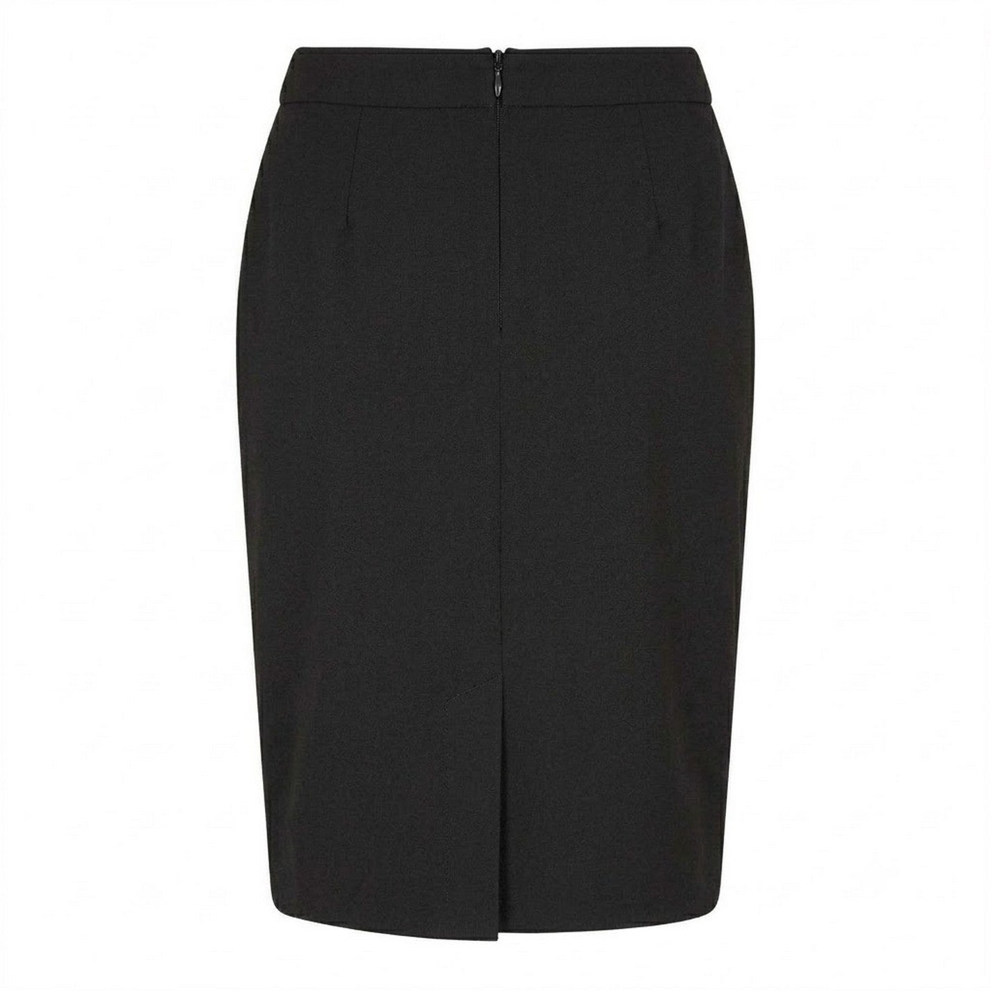 Black - Back - Boss Womens-Ladies Vilea Jersey Casual Pencil Skirt