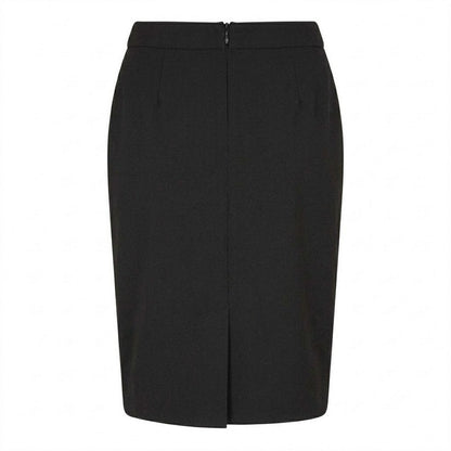 Black - Back - Boss Womens-Ladies Vilea Jersey Casual Pencil Skirt