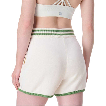 Lily White - Back - Sweaty Betty Womens-Ladies Off Court Sweat Shorts