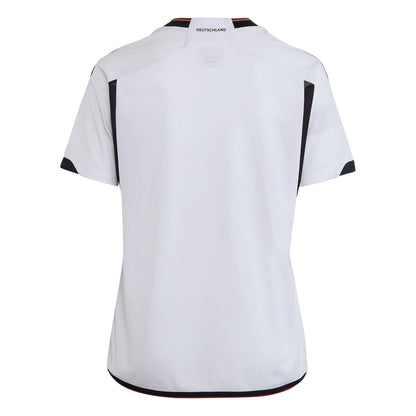 White - Back - Adidas Womens-Ladies Germany Home Jersey