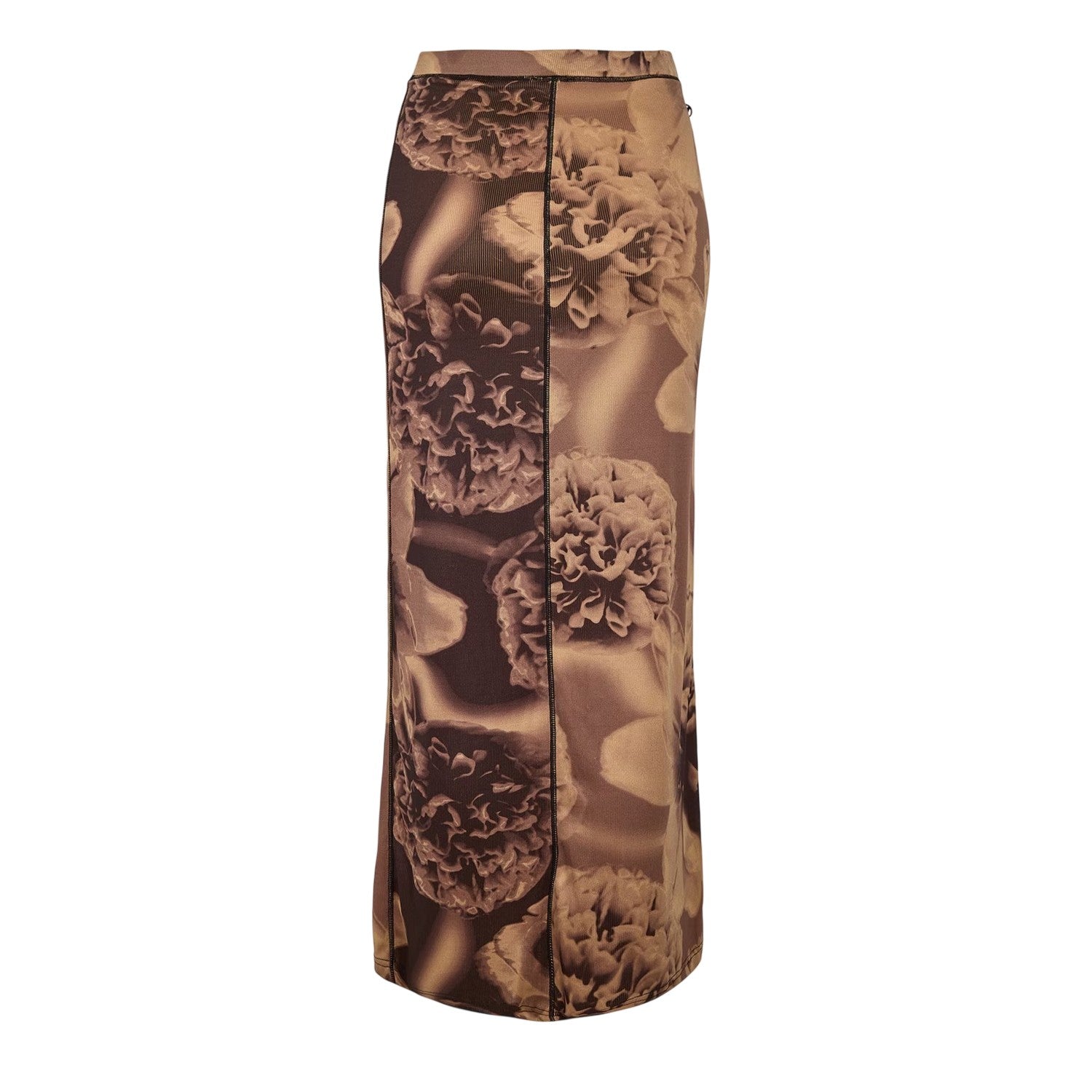 Brown - Front - Diesel Womens-Ladies Clairinne Gna Mesh Maxi Skirt