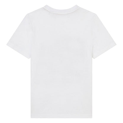 White - Back - Timberland Childrens-Kids Logo T-Shirt