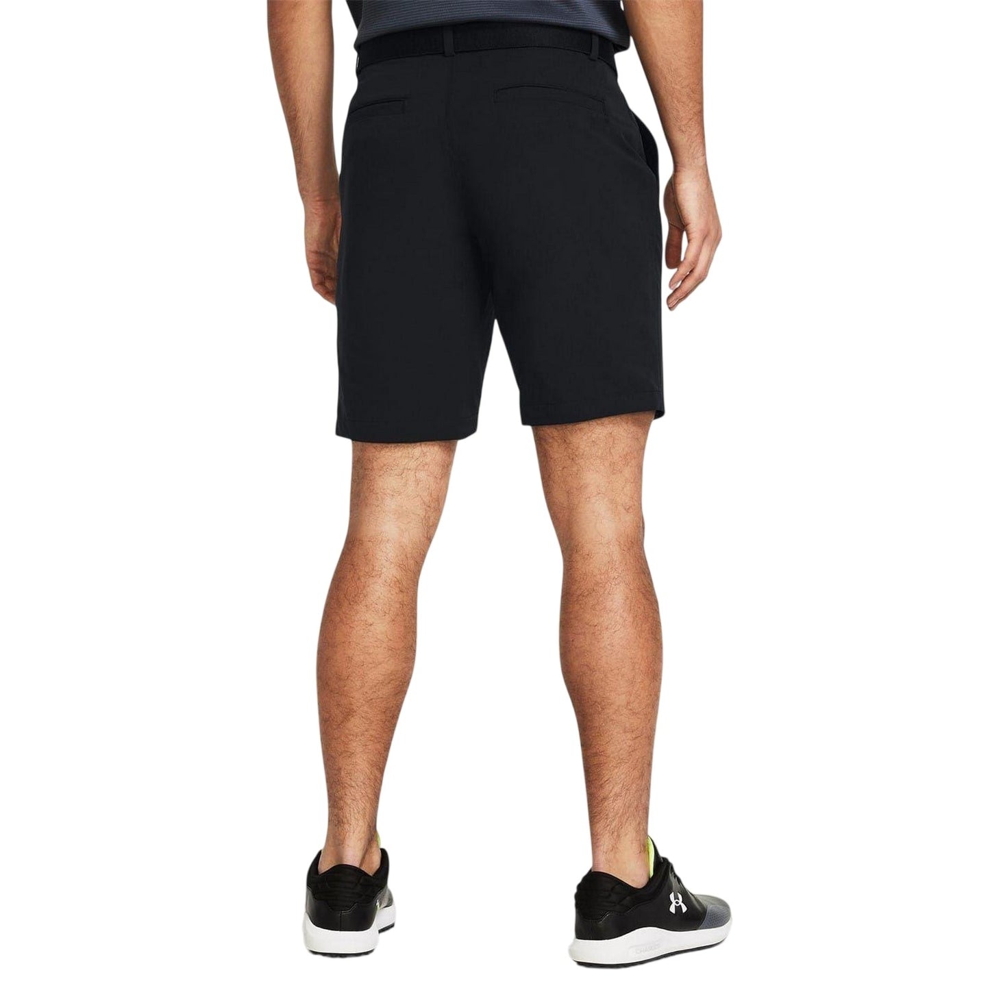 Black - Back - Under Armour Mens Matchplay Tapered Golf Shorts