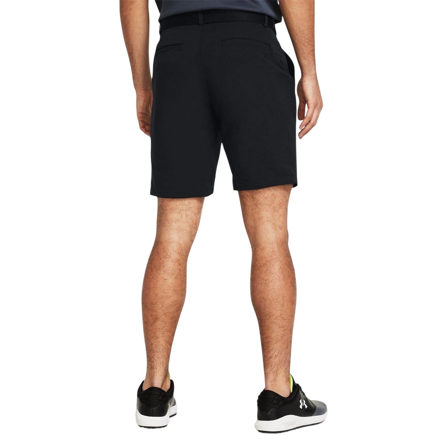 Black - Back - Under Armour Mens Matchplay Tapered Golf Shorts