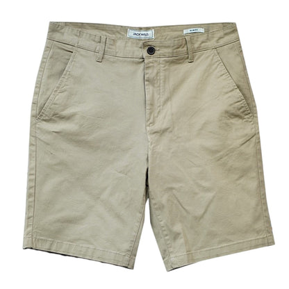 Taupe - Front - Jack Wills Mens Plain Chino Shorts