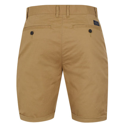 Stone - Back - Jack Wills Mens Plain Chino Shorts