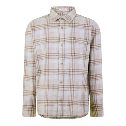 Oatmeal Marl - Front - Jack Wills Mens Checked Shirt