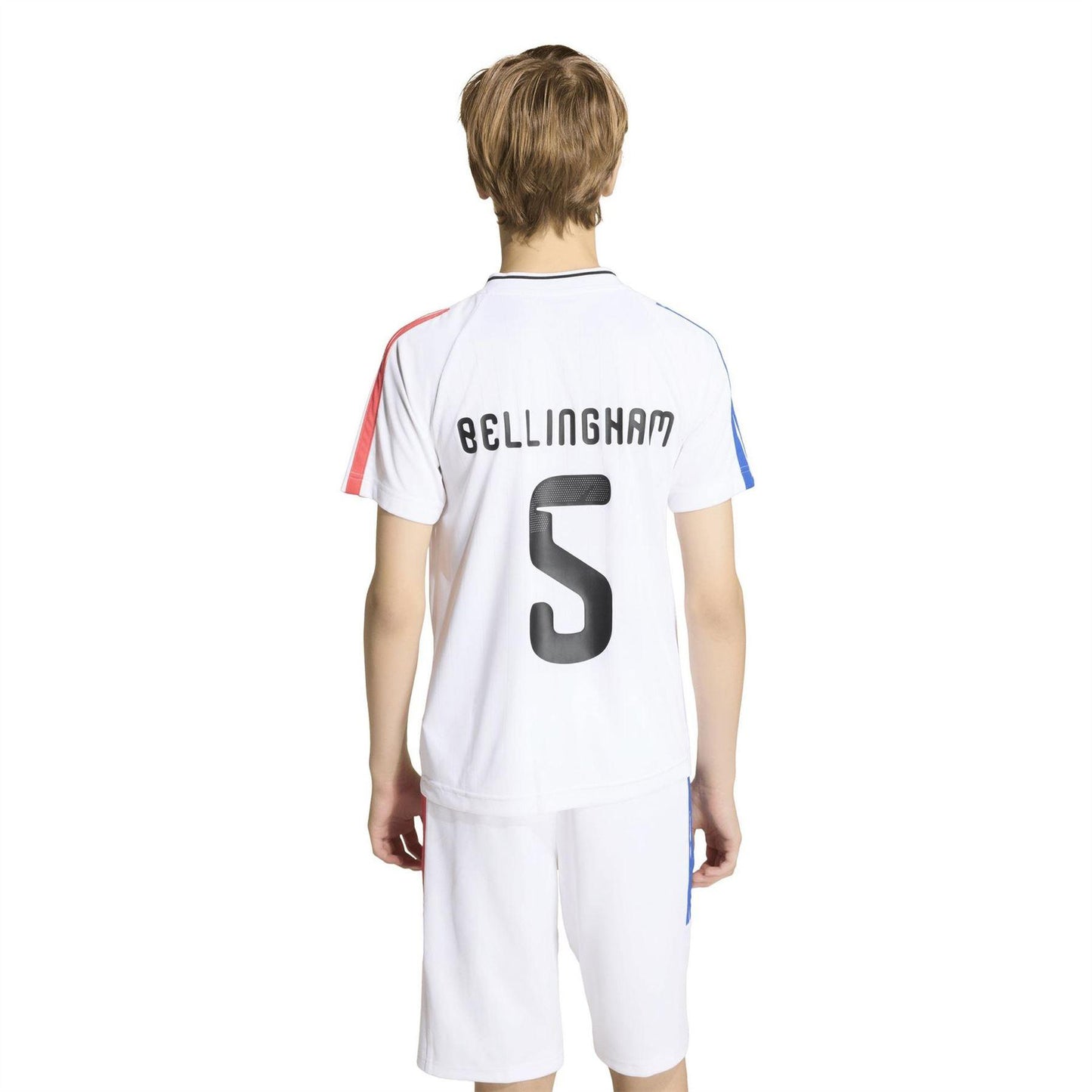 White - Back - Adidas Childrens-Kids Jude Bellingham Training Jersey