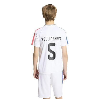 White - Back - Adidas Childrens-Kids Jude Bellingham Training Jersey