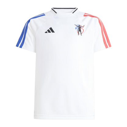 White - Front - Adidas Childrens-Kids Jude Bellingham Training Jersey